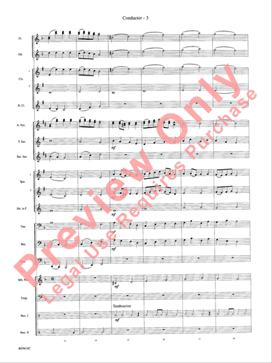 Hatikvah Concert Band scores gallery preview page 6