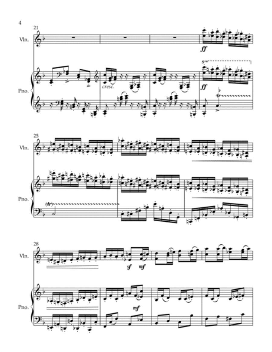 Polka #3 Violin Solo scores gallery preview page 4