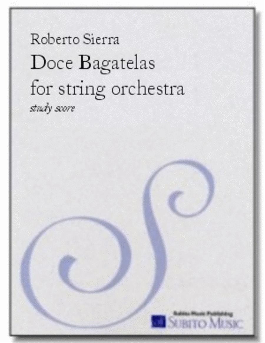 Doce Bagatelas (Twelve Bagatelles) String Orchestra scores gallery preview page 1