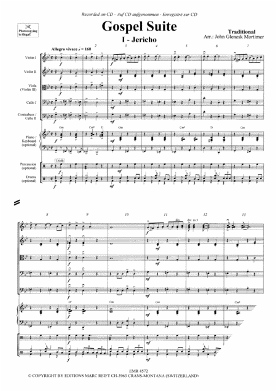 Gospel Suite Gospel Suite String Orchestra scores gallery preview page 4