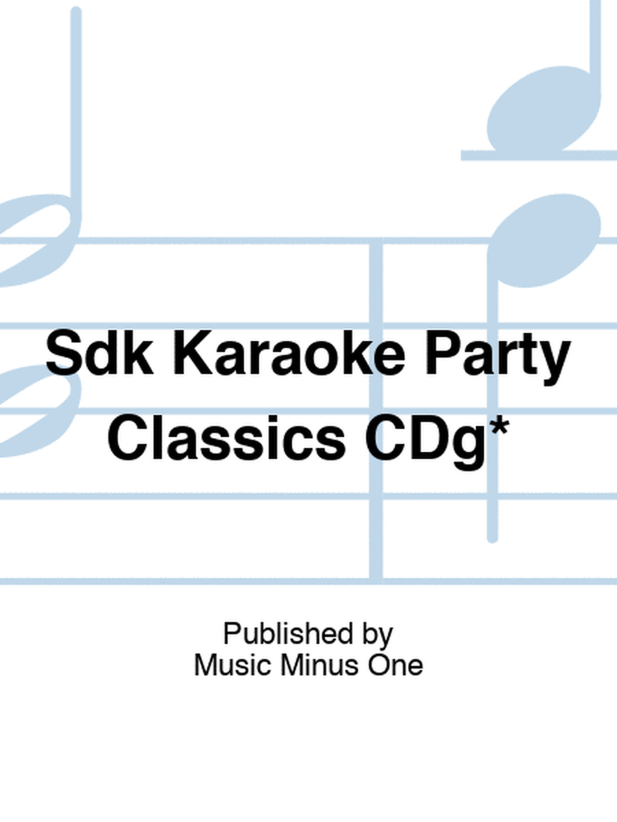 Sdk Karaoke Party Classics CDg*