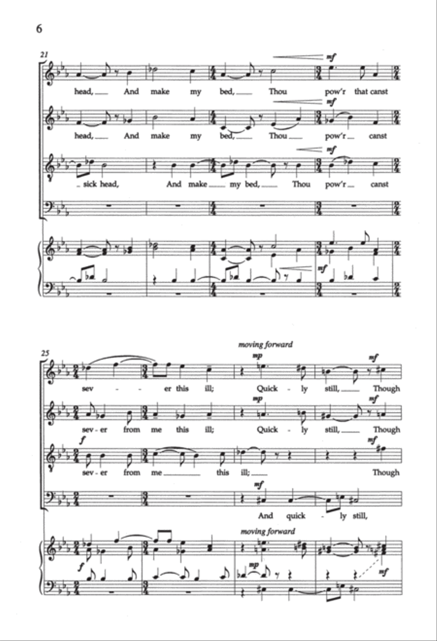 Charm Me Asleep Charm Me Asleep 4-Part scores gallery preview page 6