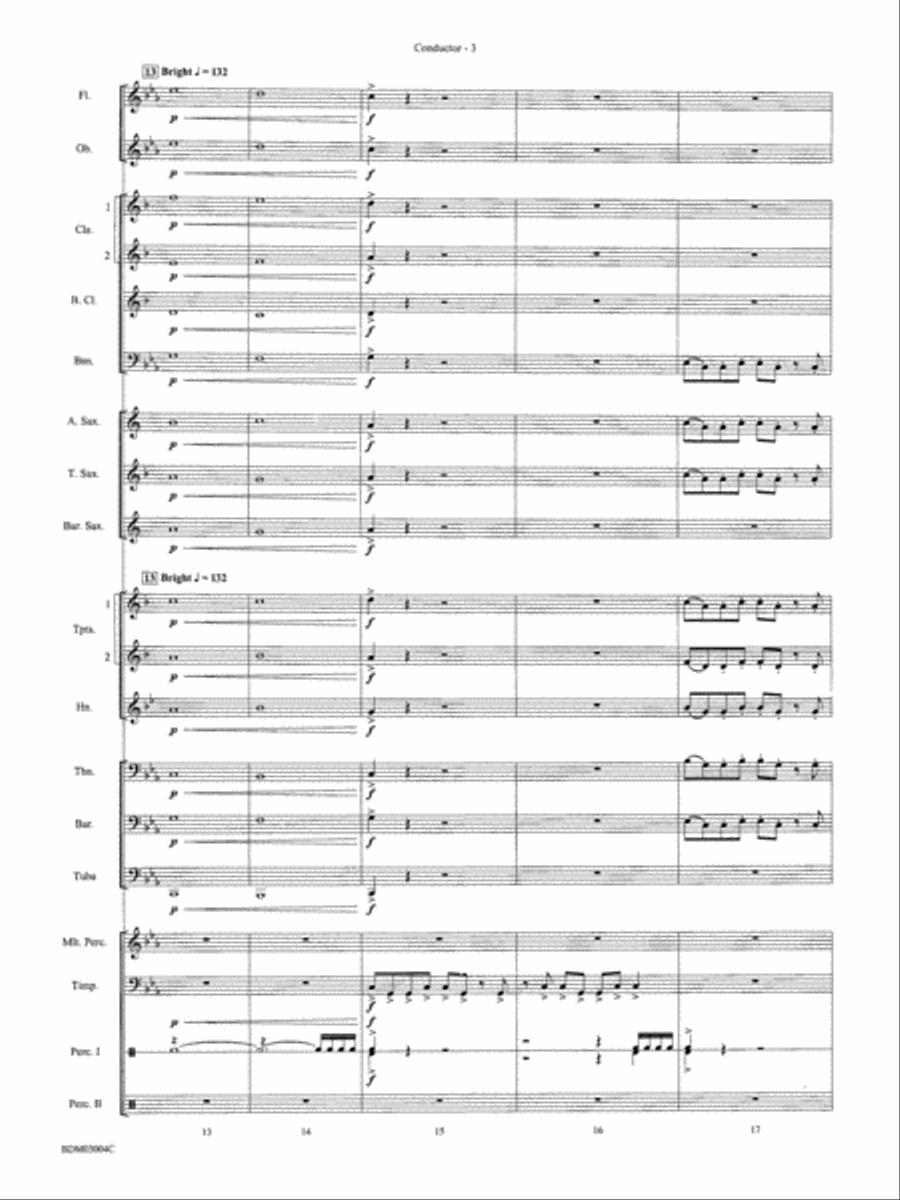 In the Valley of the Ancients: Score Concert Band scores gallery preview page 4
