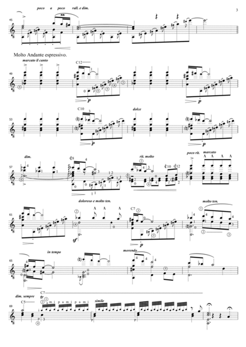 Guitar arrangement of the "Spanish dance No.12" (Danza Española n°12 "Arabesca")