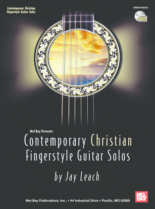 Book cover for Contemporary Christian Fingerstyle Guitar Solos