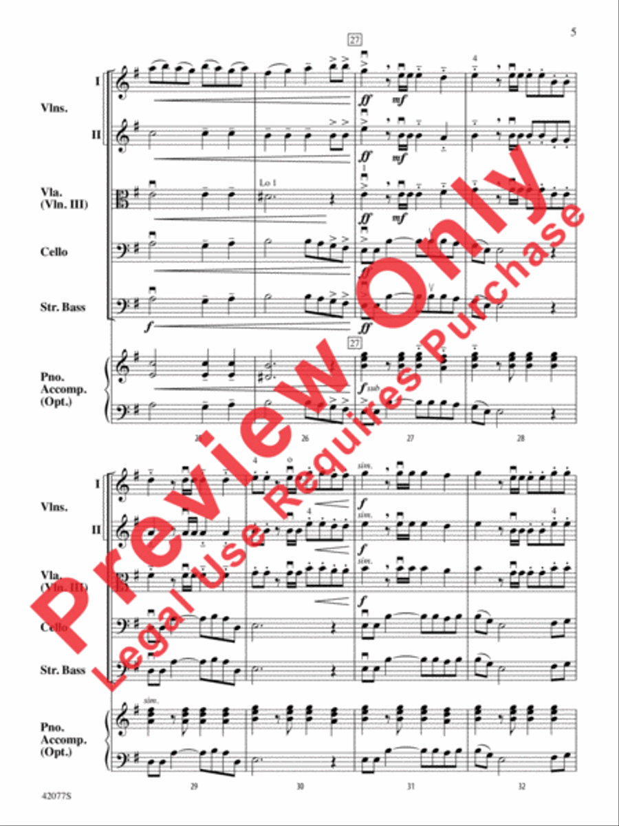 The Explorers String Orchestra scores gallery preview page 6