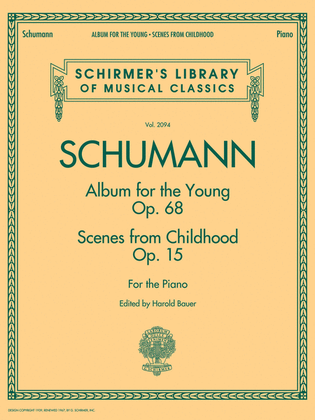 Book cover for Schumann – Album for the Young • Scenes from Childhood