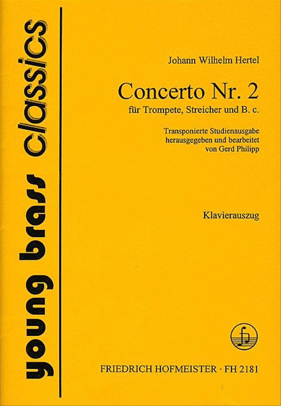 Concerto Nr. 2 für Trompete, Streicher und B. c. / KlA Trumpet Solo scores gallery preview page 1