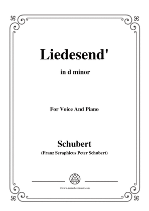 Schubert-Liedesend’,in d minor,for Voice and Piano