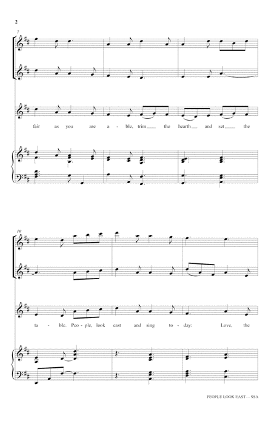 People, Look East People, Look East SSA scores gallery preview page 2