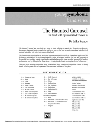 Book cover for The Haunted Carousel: Score