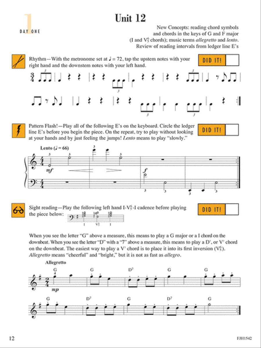 Sight Reading & Rhythm Every Day, Book 4B Piano Method scores gallery preview page 3