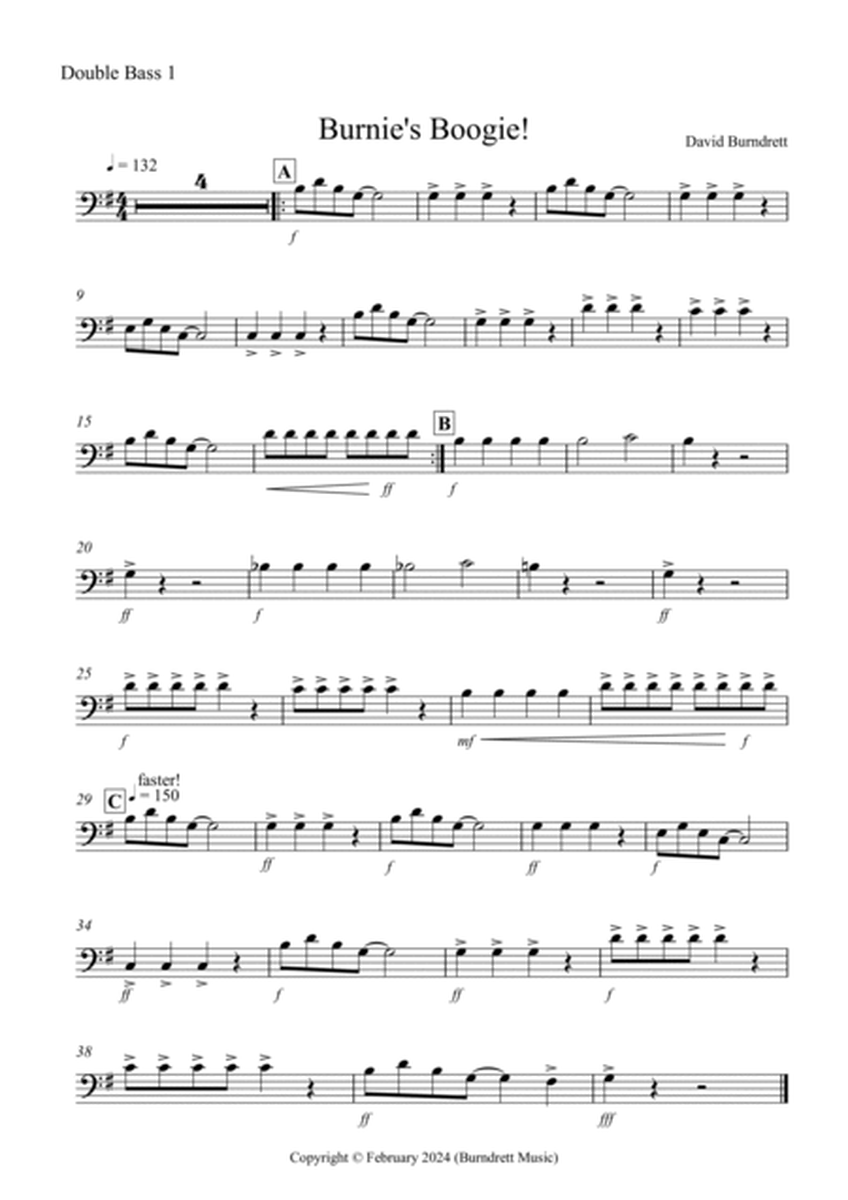 Burnie's Boogie! for Beginning Double Bass Quartet image number null