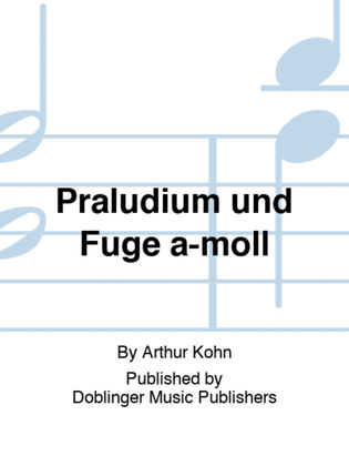 Book cover for Praludium und Fuge a-moll