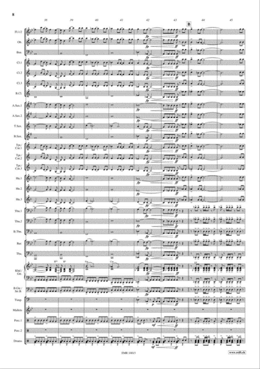 Training Montage Training Montage Concert Band scores gallery preview page 9