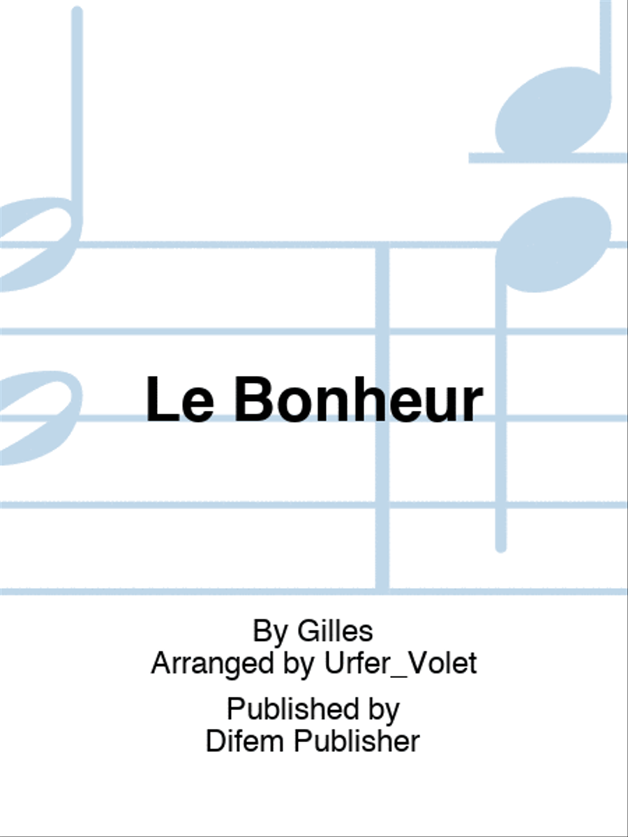 Le Bonheur Concert Band scores gallery preview page 1