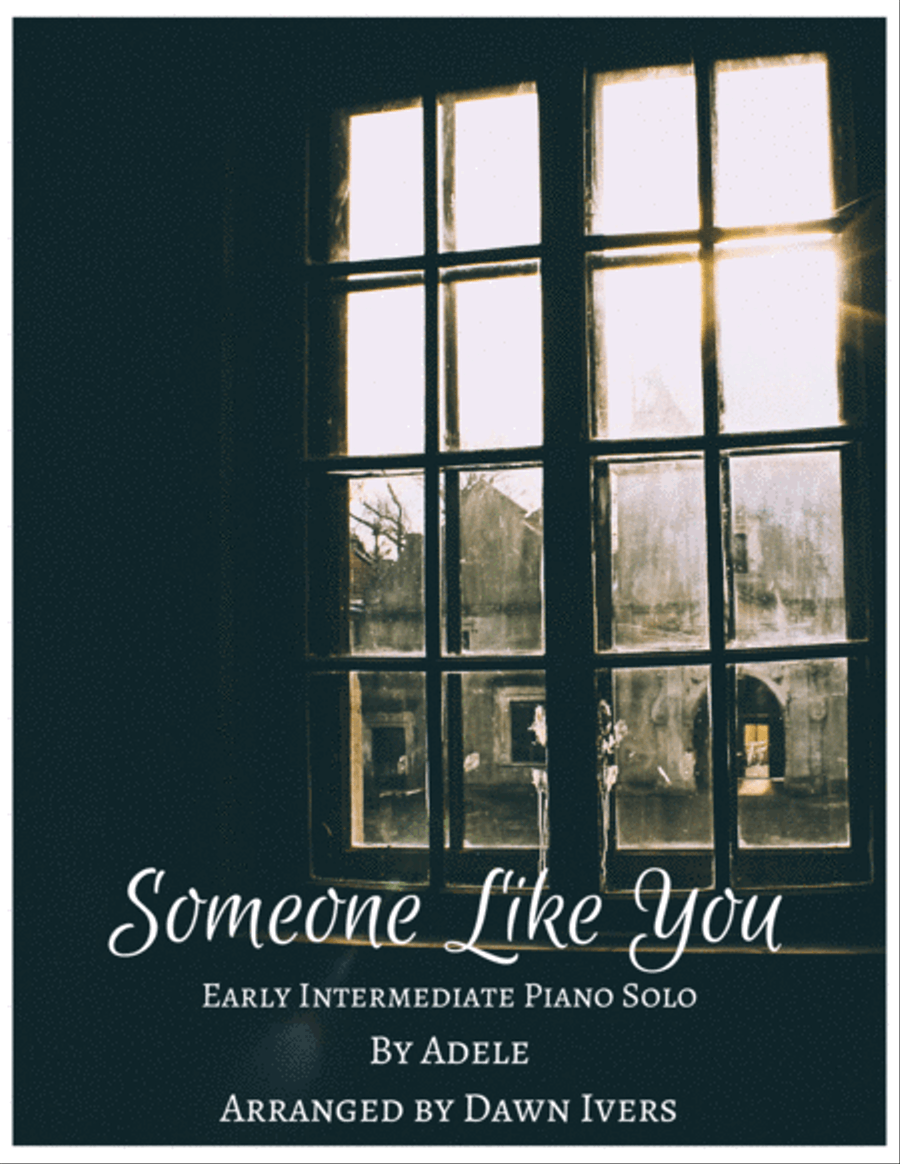 Someone Like You Easy Piano scores gallery preview page 1