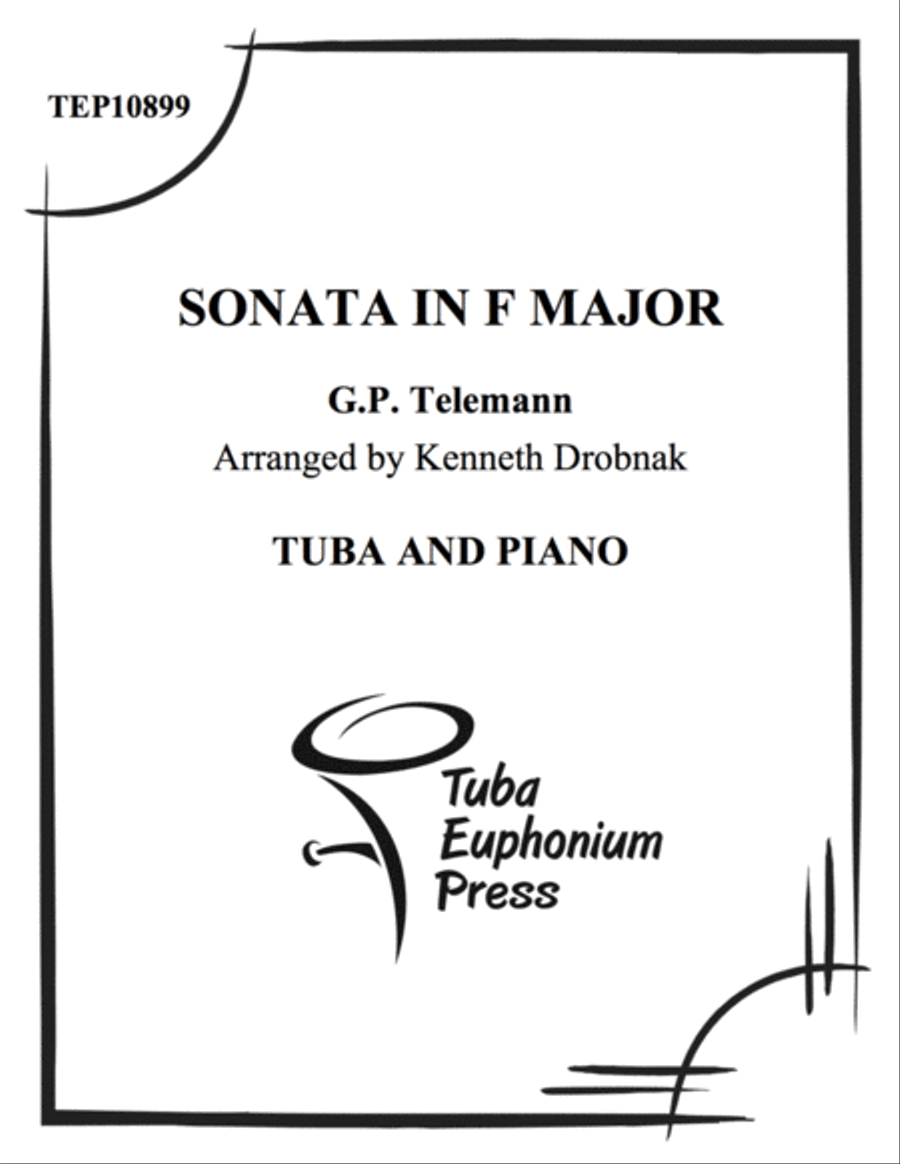 Sonata in F Major Tuba scores gallery preview page 1