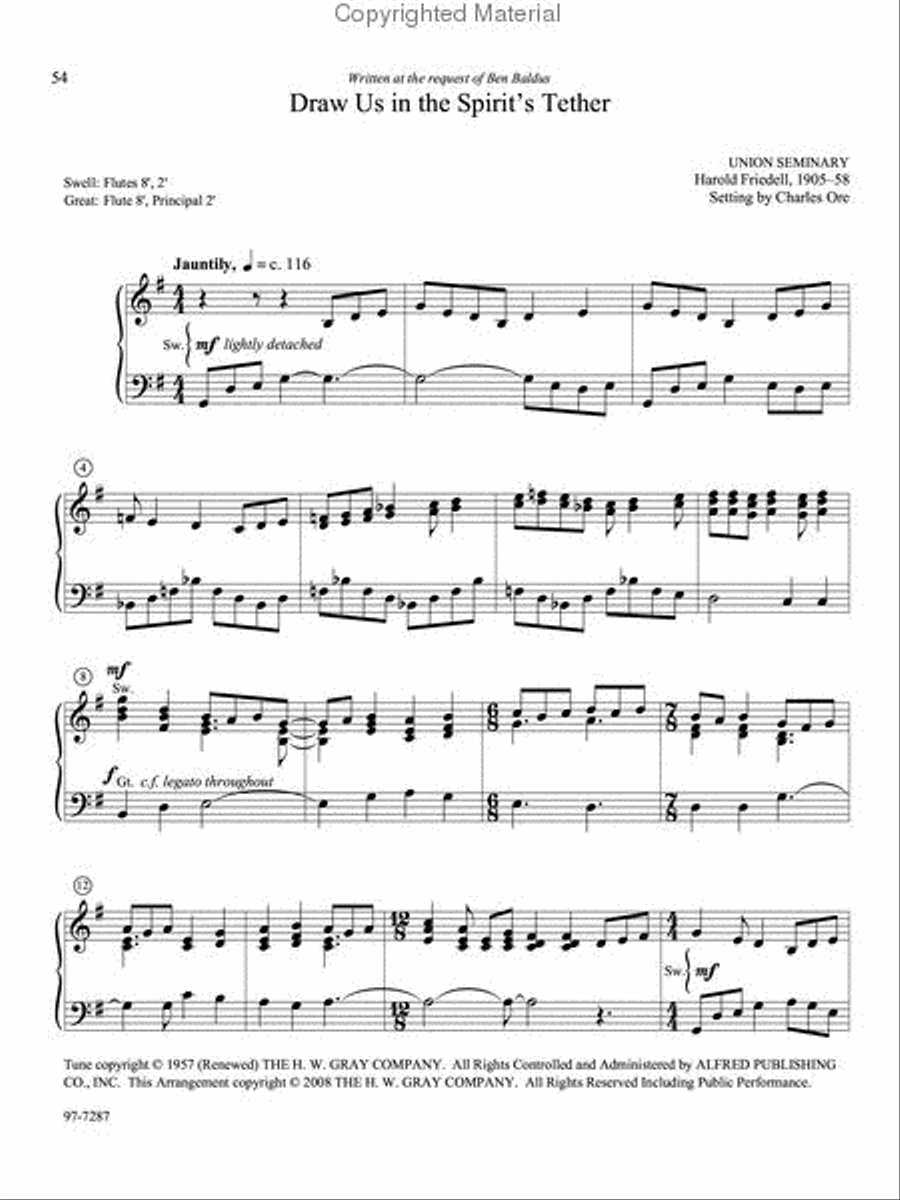 Eleven Compositions for Organ, Set VIII Organ scores gallery preview page 12