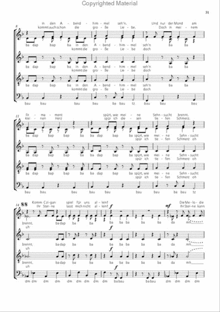 Carbonara 4-Part scores gallery preview page 18