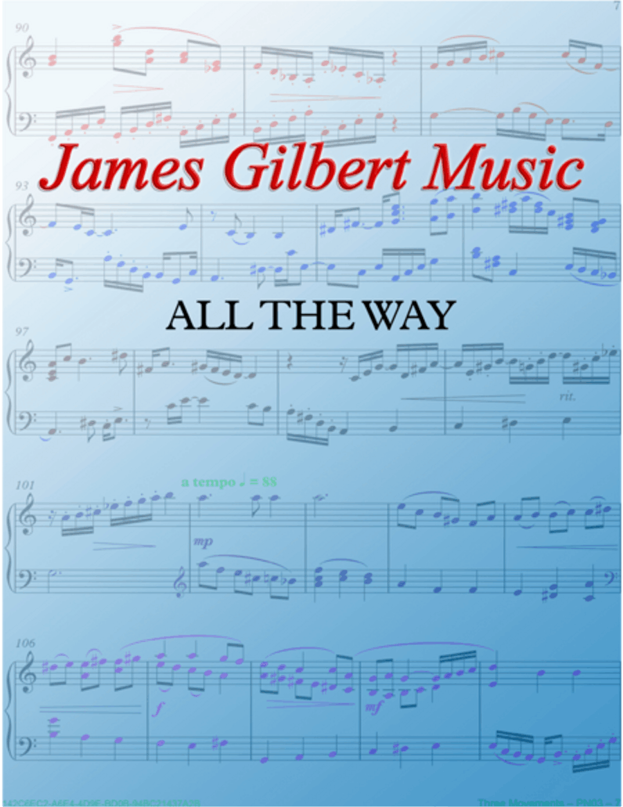 All The Way (All The Way My Savior Leads Me) Small Ensemble scores gallery preview page 1