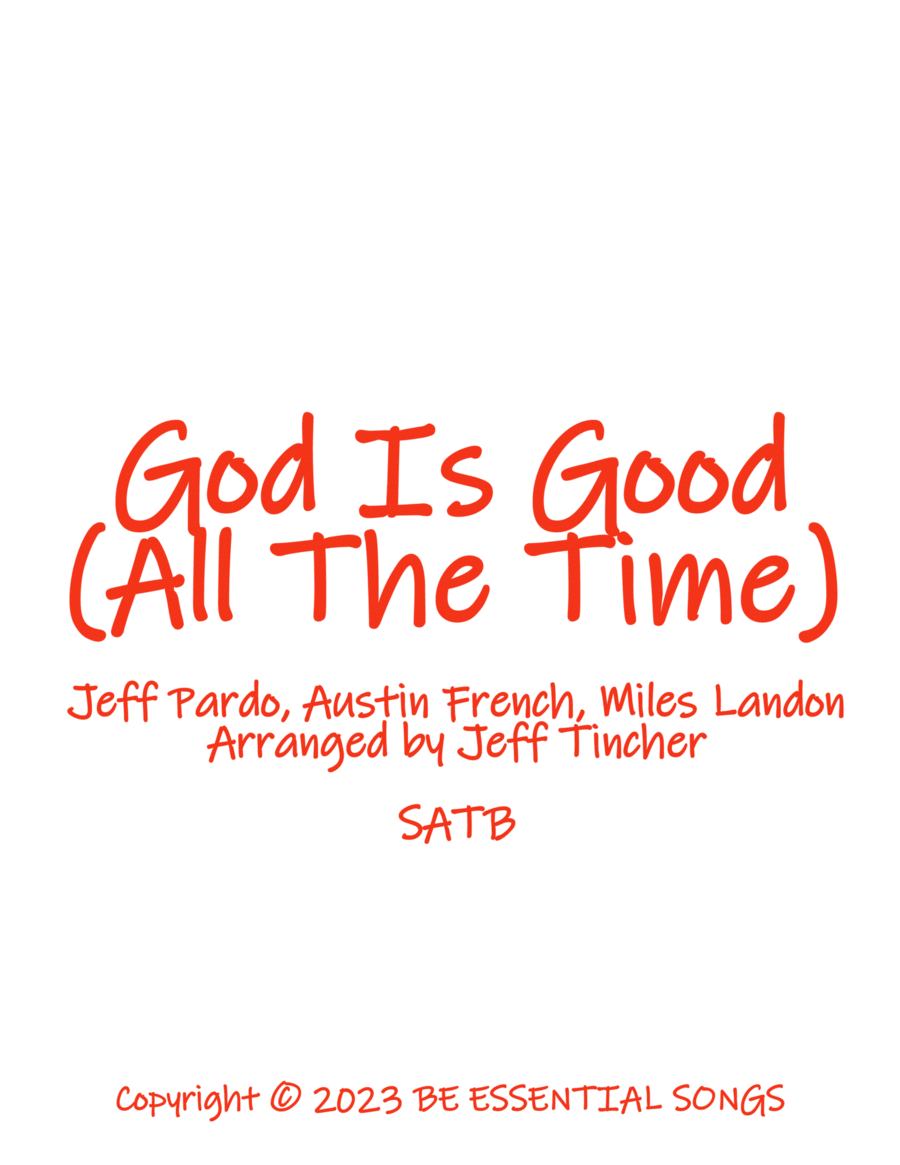 God Is Good (all The Time) 4-Part scores gallery preview page 1