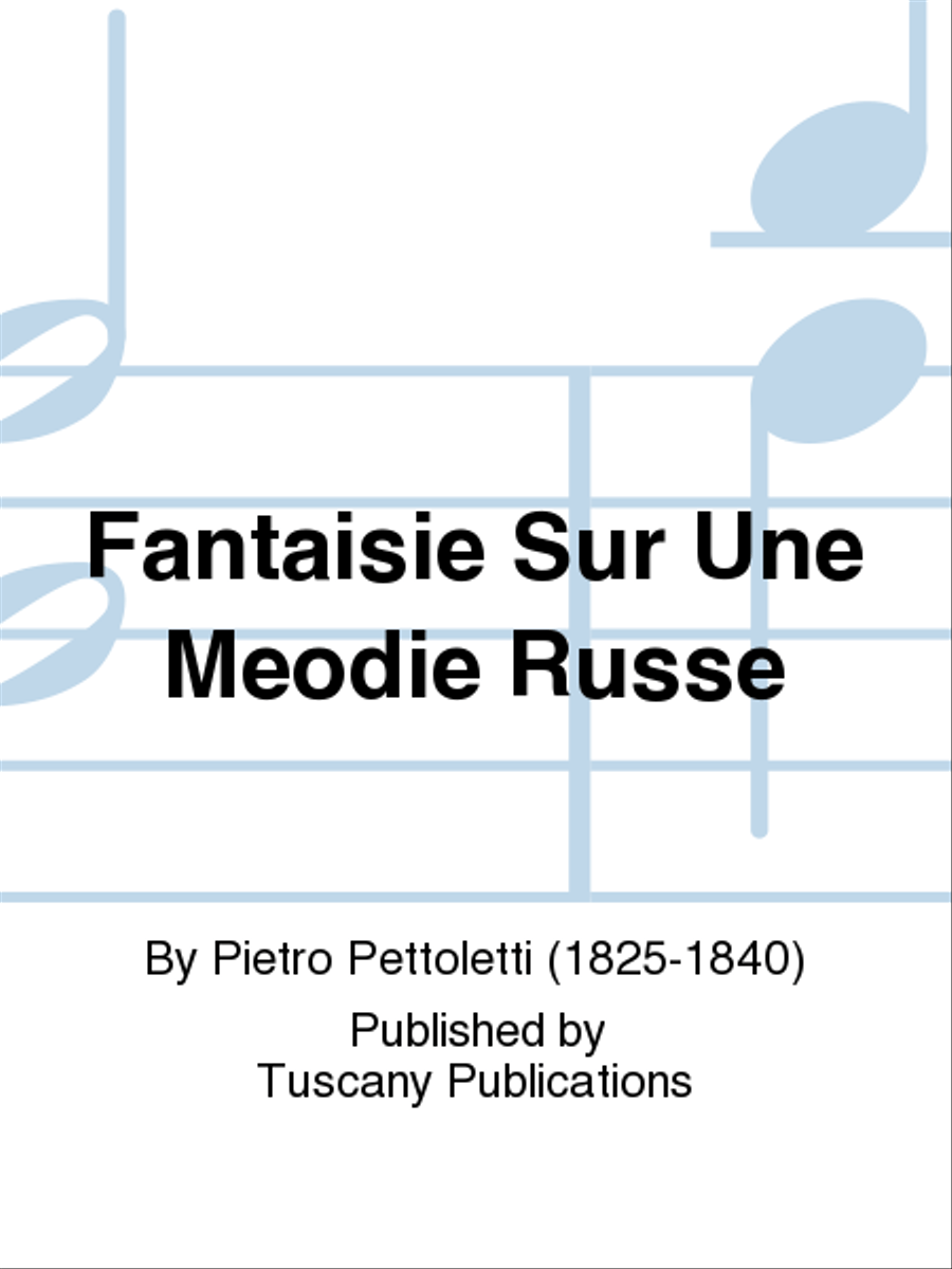 Fantaisie Sur Une Meodie Russe Chamber Music scores gallery preview page 1