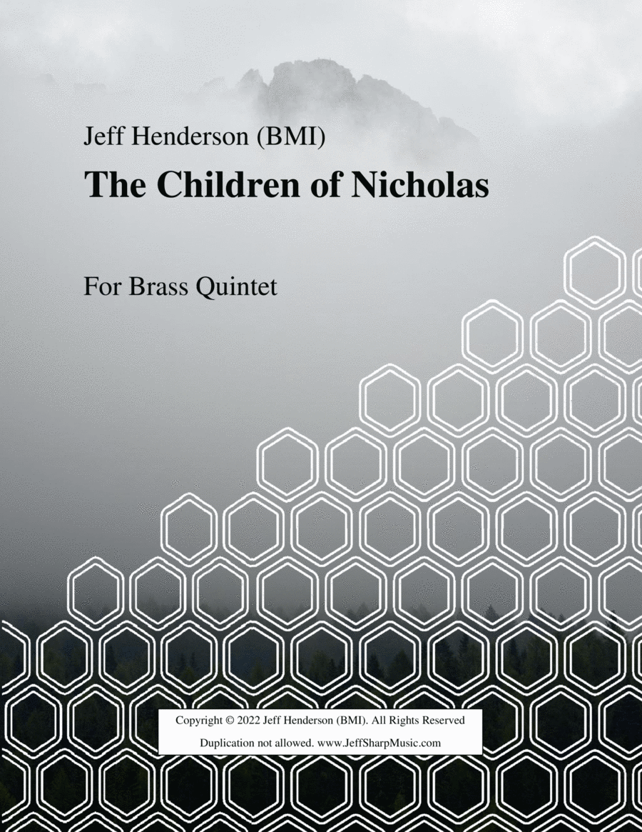 The Children of Nicholas Chamber Music scores gallery preview page 1