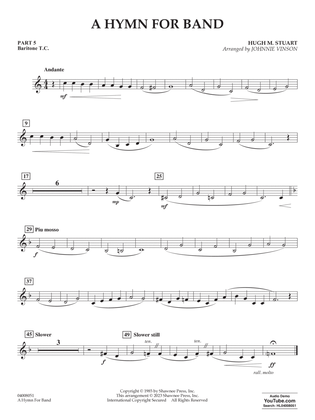A Hymn for Band (arr. Johnnie Stuart) - Pt.5 - Baritone T.C.