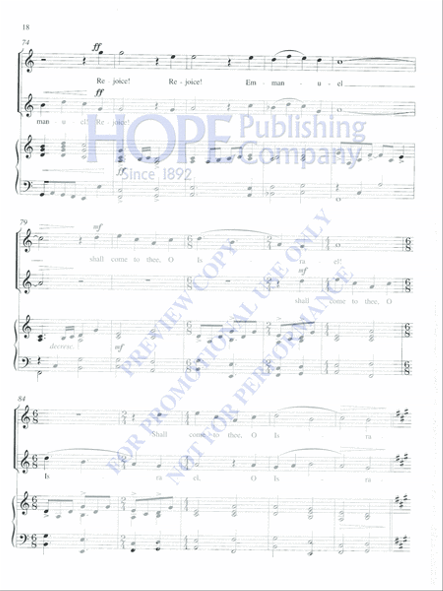 Vocal Duets for Christmas (2 Medium Voices) Medium Voice scores gallery preview page 19