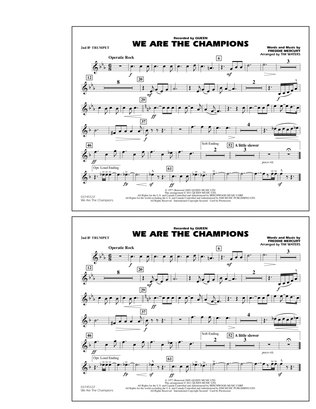 Book cover for We Are The Champions - 2nd Bb Trumpet