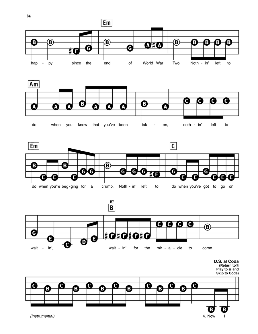 Waiting For The Miracle Electronic Keyboard scores gallery preview page 3