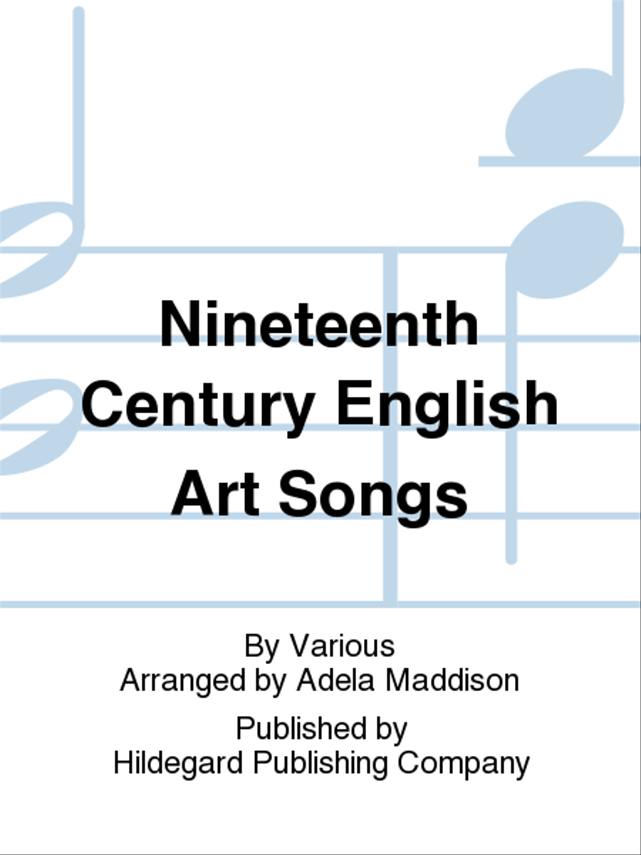 Nineteenth Century English Art Songs Vol. 2 Chamber Music scores gallery preview page 1