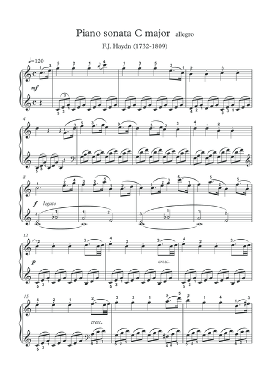 Piano solo pieces of 19th Century Easy Piano scores gallery preview page 6