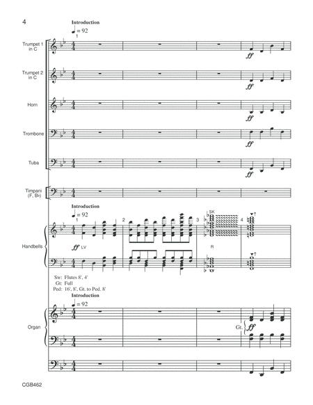 Angels from the Realms of Glory (Variations on Regent Square) - Full Score image number null