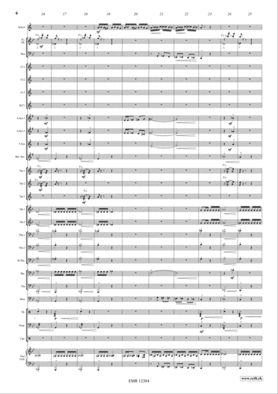 Swingair Bumble Bee Concert Band scores gallery preview page 7