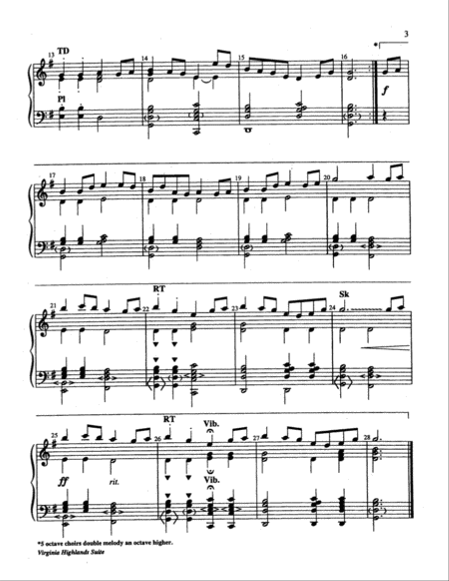 Virginia Highlands Suite 5-Octaves scores gallery preview page 3