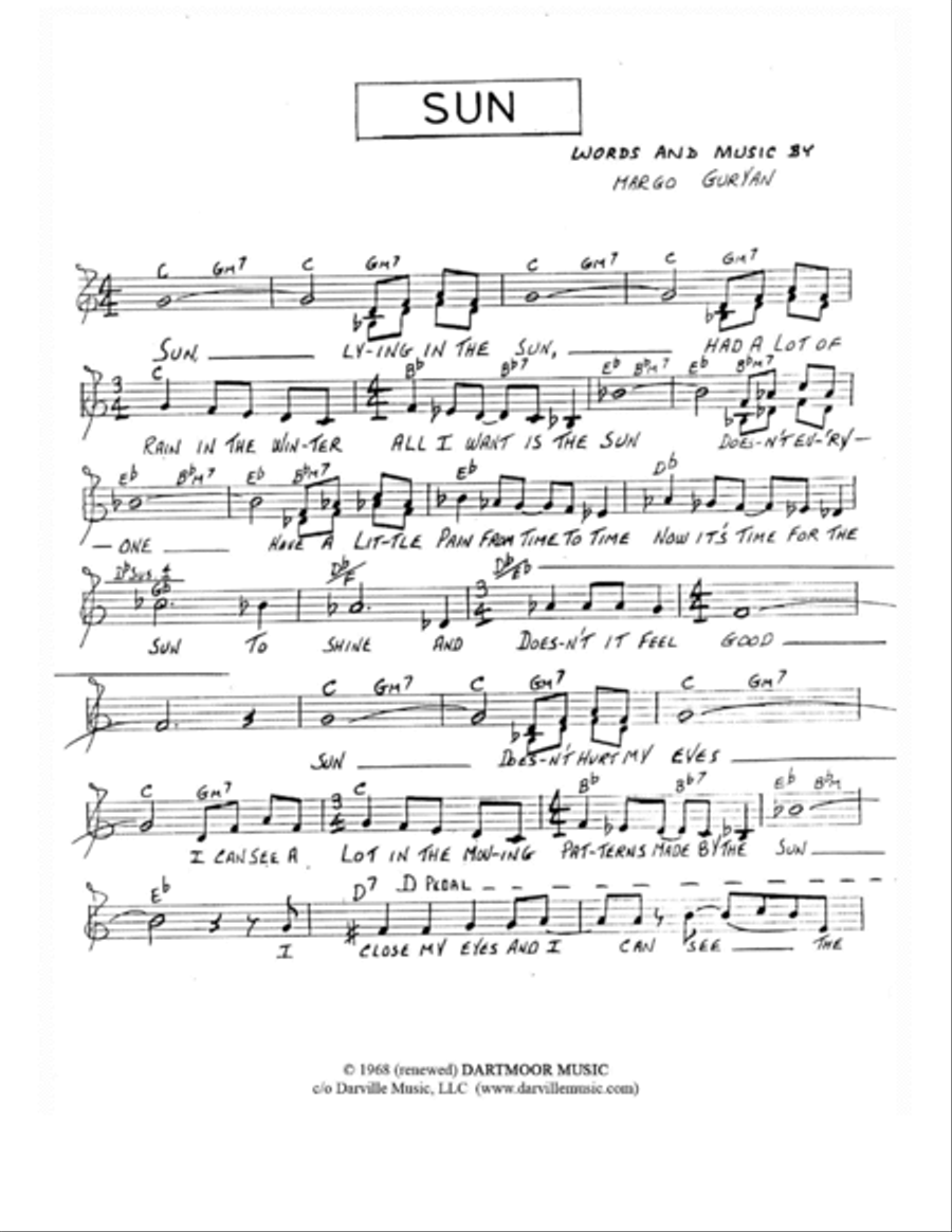 Sun Sun Piano scores gallery preview page 2