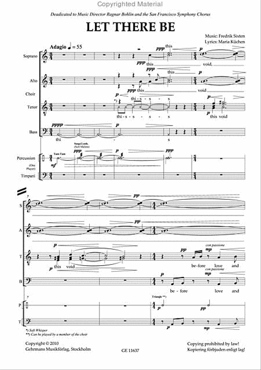 Let there be - Partitur/Korpartitur Divisi scores gallery preview page 2