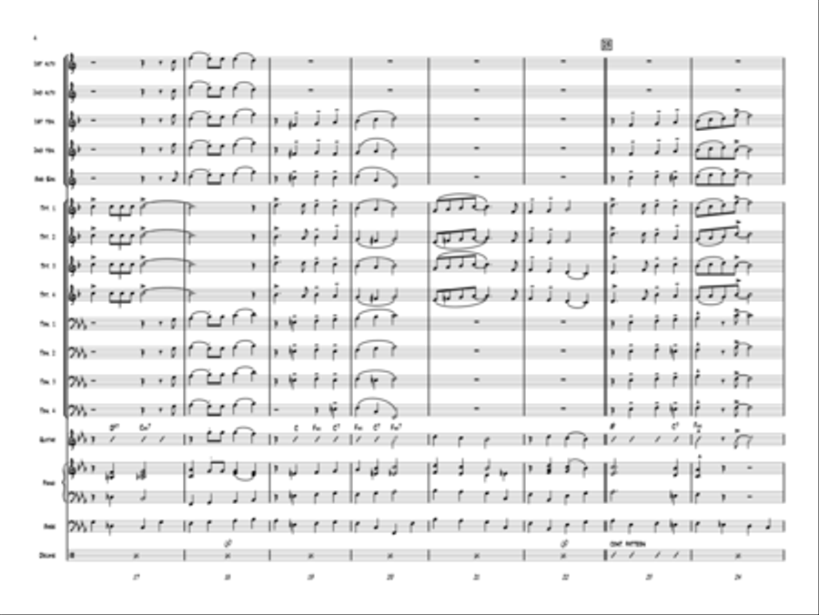 Hark The Herald Angels Swing! Jazz Ensemble scores gallery preview page 4