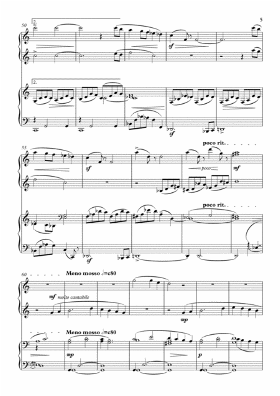 6 Folk Song Musings Piano scores gallery preview page 5