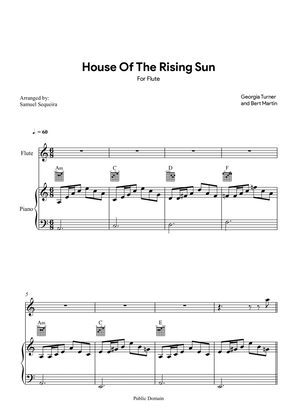 Book cover for House of the Rising Sun - for Flute - with play along