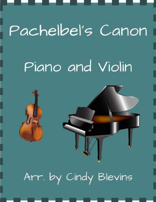 Book cover for Pachelbel's Canon, for Piano and Violin
