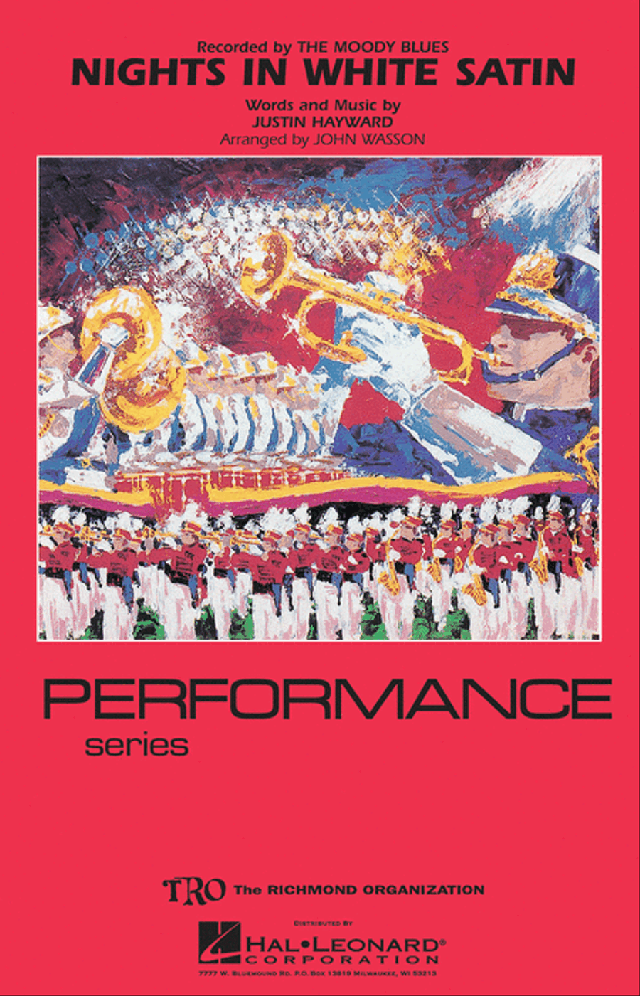 Nights in White Satin Nights in White Satin Marching Band scores gallery preview page 1
