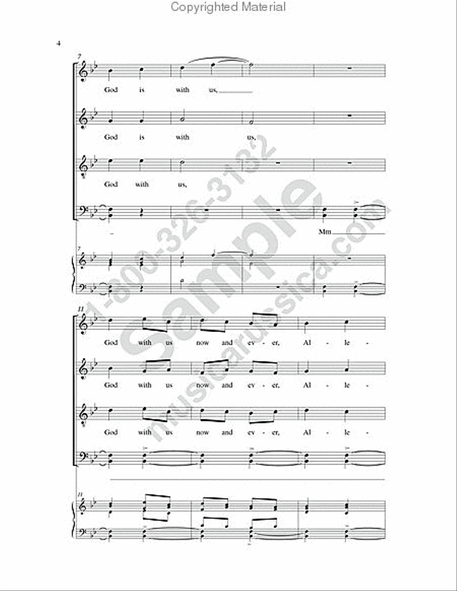 Shepherds of Bethlehem 4-Part scores gallery preview page 3