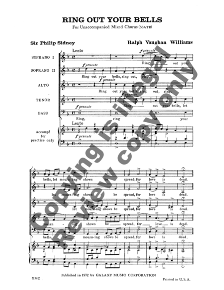 Ring Out Your Bells SSATB scores gallery preview page 8
