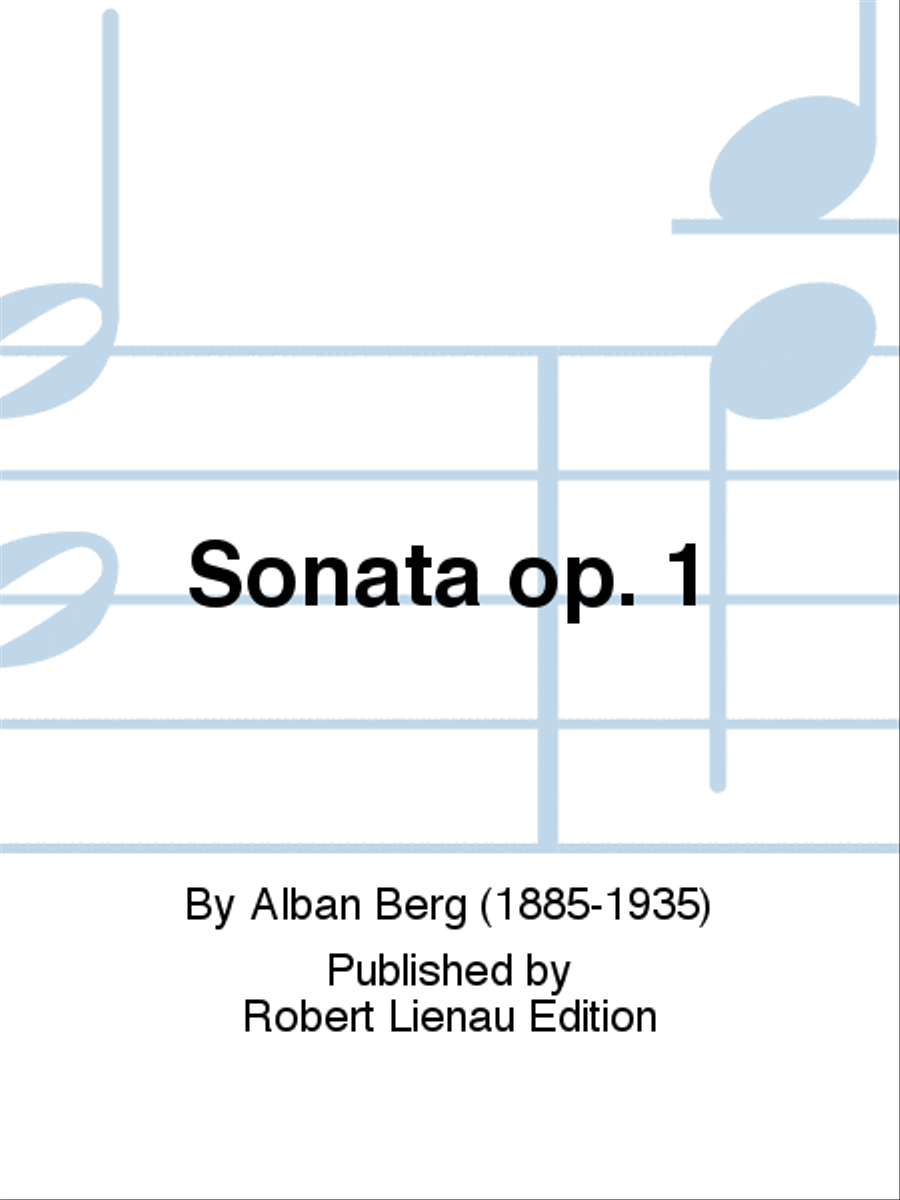 Sonata Op. 1 Piano Solo scores gallery preview page 1