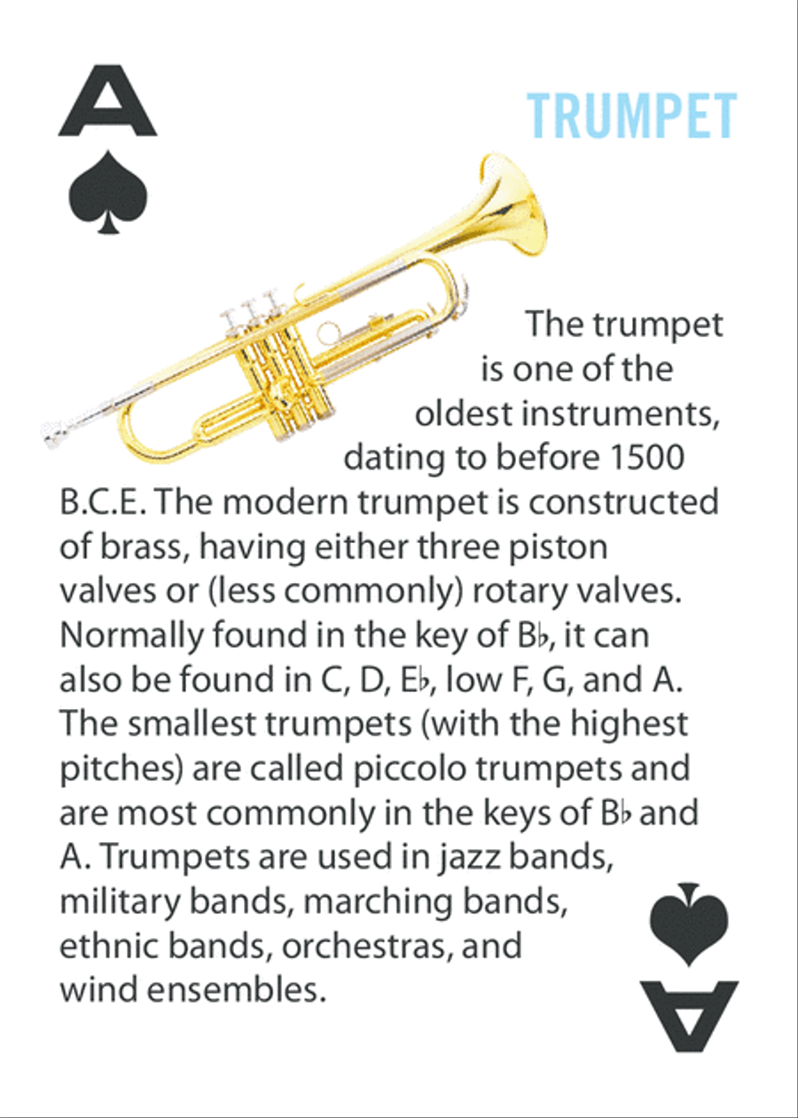 Alfred's Music Playing Cards -- Instruments Classroom Materials scores gallery preview page 3