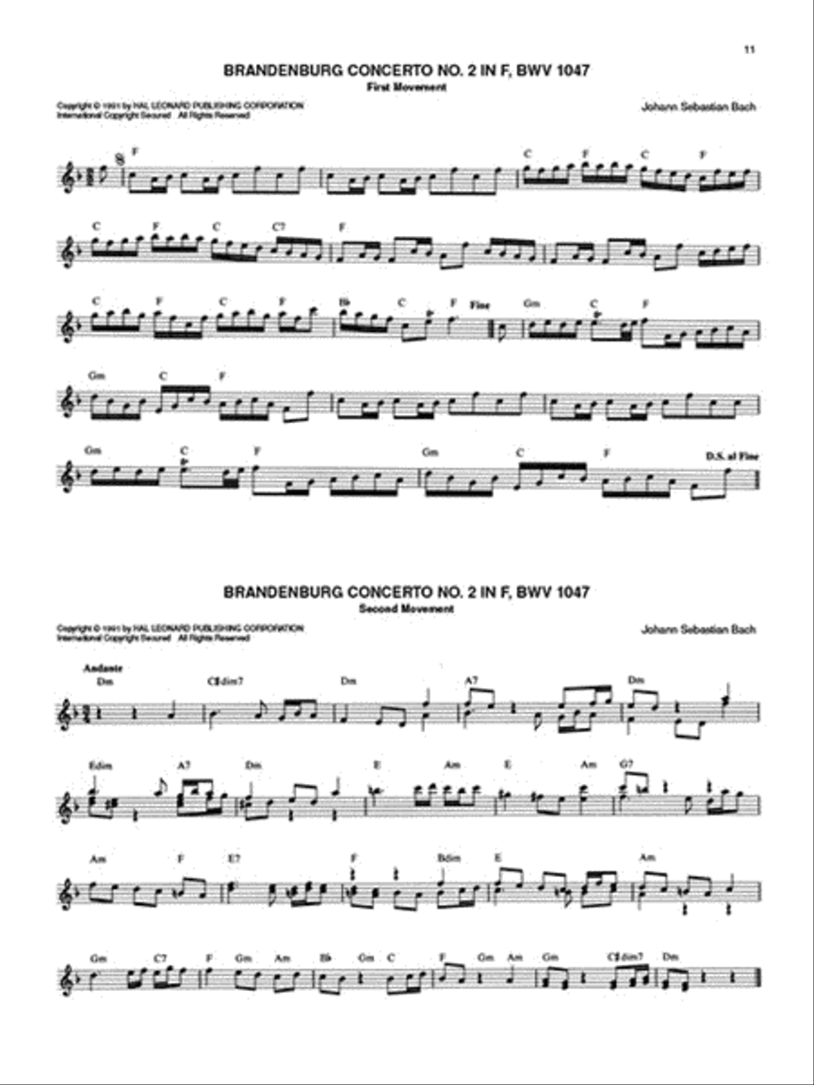 The Bach Fake Book Piano Solo scores gallery preview page 4
