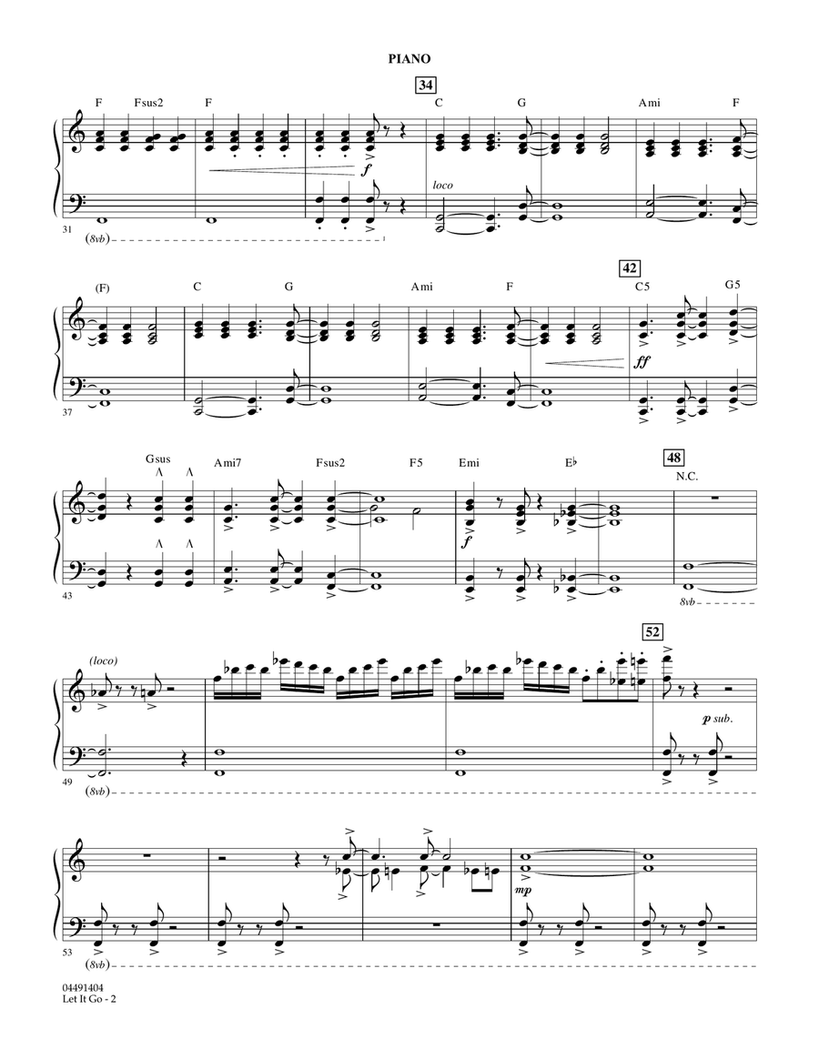 Let It Go - Piano Orchestra scores gallery preview page 2